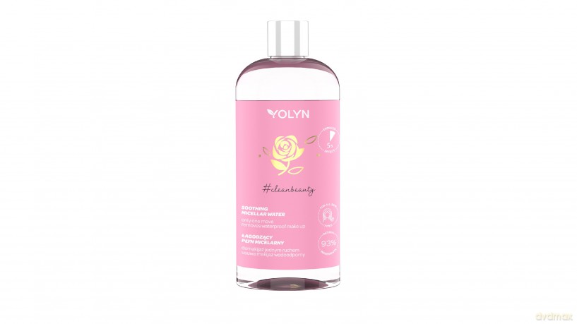 YOLYN #cleanbeauty Płyn micelarny Łagodzący 500 ml