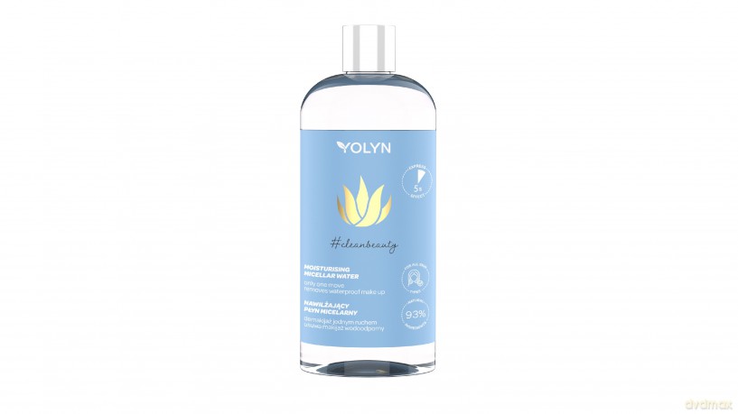YOLYN #cleanbeauty Płyn micelarny Nawilżający 500 ml