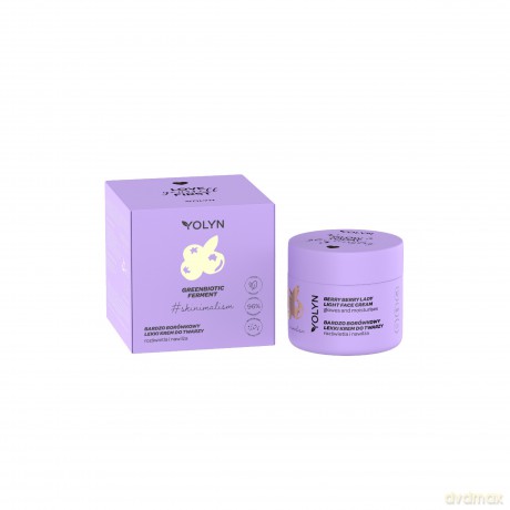 YOLYN Greenbiotic Ferment Bardzo Borówkowy Lekki Krem do twarzy 50 ml