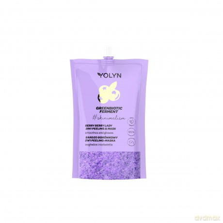 YOLYN Greenbiotic Ferment Bardzo Borówkowy Peeling-maska 2w1 50 ml