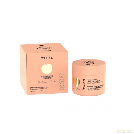 YOLYN Greenbiotic Ferment Bardzo Brzoskwiniowy Lekki Krem do twarzy 50 ml