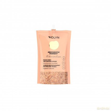 YOLYN Greenbiotic Ferment Bardzo Brzoskwiniowy Peeling-maska 2w1 50 ml