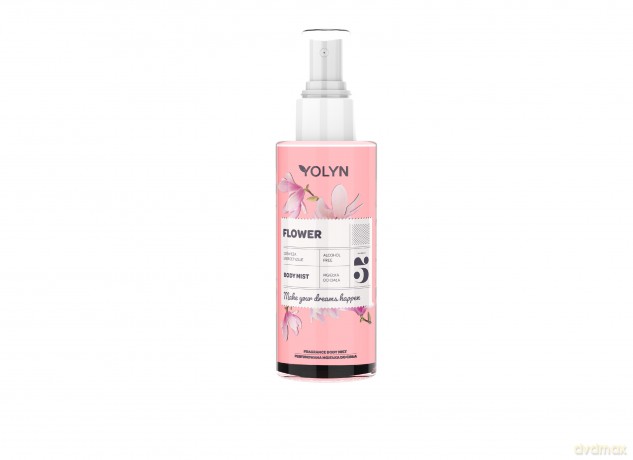 YOLYN Mgiełka do ciała Flower (Kwiatowa) 200 ml