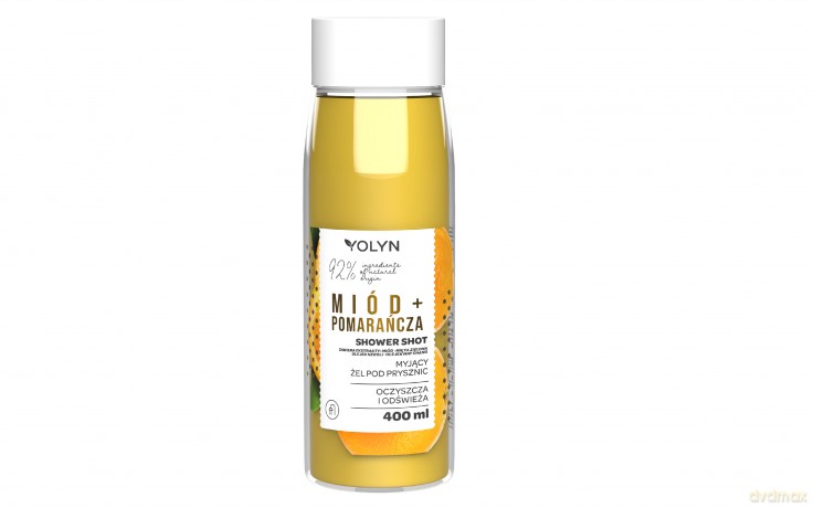 YOLYN Shower Shot Myjący Żel pod prysznic Miód + Pomarańcza 400 ml