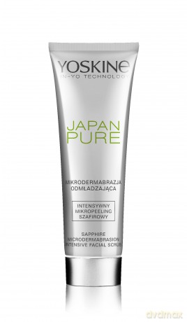 Yoskine Pure Intensywny Mikro Peeling szafirowy do twarzy - Mikrodermabrazja odmładzająca 75 ml