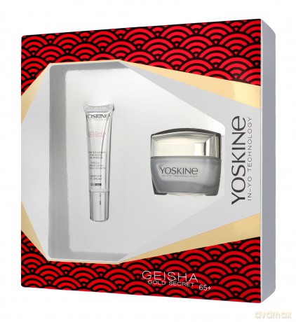 Yoskine Zestaw prezentowy Geisha Gold Secret 65+ (krem na dzień i noc 50 ml+krem pod oczy 15 ml)