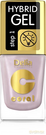 Delia Cosmetics Coral Hybrid Gel Emalia do paznokci nr 66 11 ml