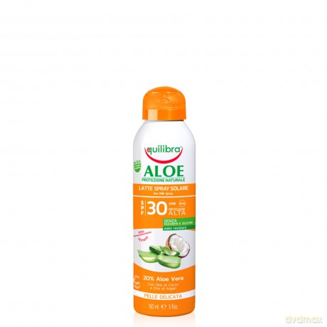 Equilibra Aloe Solare Aloesowy Krem przeciwsłoneczny SPF30 spray 150 ml