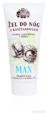 MaxMedical Żel do nóg z Kasztanowcem,Babką Lancetowatą i Arniką - Max 200 ml