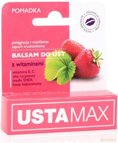 UstaMax Balsam do ust z witaminami 4.9g