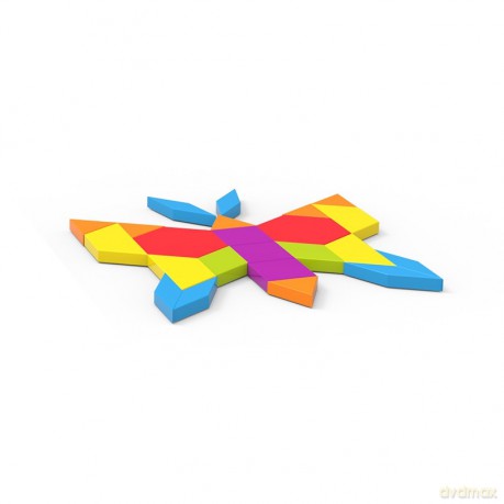 Gra układanka Motyl tangram w puszce [GRA]