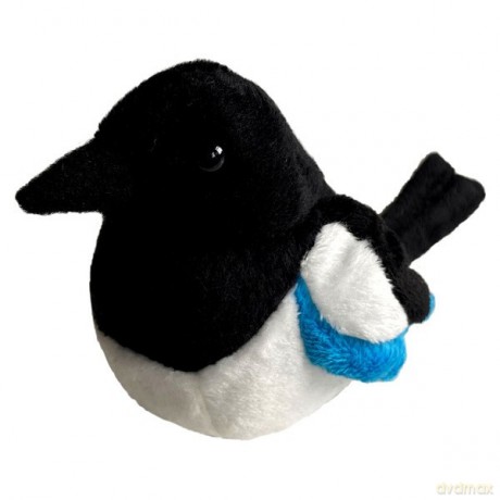 Maskotka Ptak sroka zwyczajna 13 cm