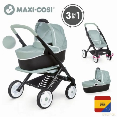 Wózek 3 w 1 zielony Maxi Cosi Quinny
