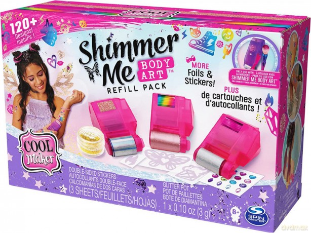 Zestaw uzupełniający do tatuaży Cool Maker Shimmer me Boody Refill