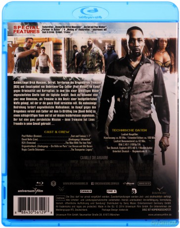 Brick Mansions (Brick Mansions: Najlepszy z najlepszych) [Blu-Ray]