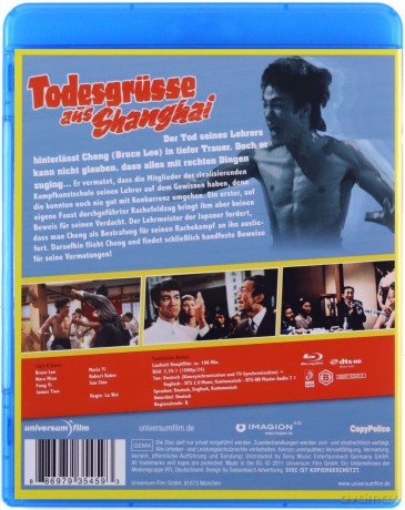 Bruce Lee - Fist of Fury (Wściekłe pięści) [Blu-Ray]