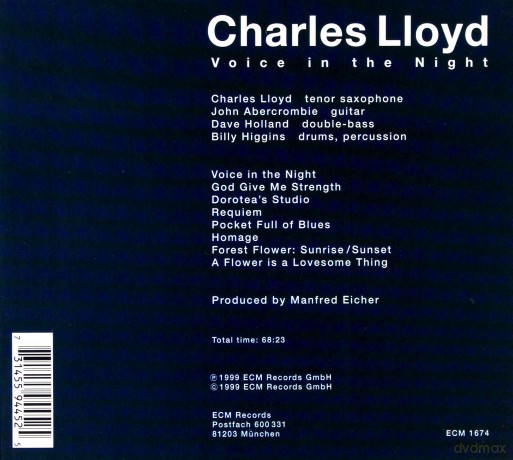 Charles Lloyd: Voice In The Night [CD]