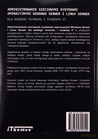 Administrowanie sieciowymi systemami operacyjnymi Windows Serwer i Linux Serwer - Bartosz Mrosek, Krzysztof Chrobok [KSIĄŻKA]