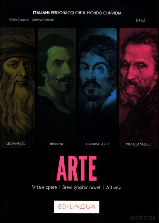 Arte Vita e opere Brevi graphic novel Attivita B1-B2 - Clelia Caraccia, Andrea Mantelli [KSIĄŻKA]
