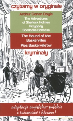 Czytamy w oryginale Kryminały Przygody Sherlocka Holmesa Pies Baskerville'ów - Arthur Conan Doyle [KSIĄŻKA]