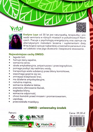 DMSO na powszechne dolegliwości - Evelyne Laye [KSIĄŻKA]