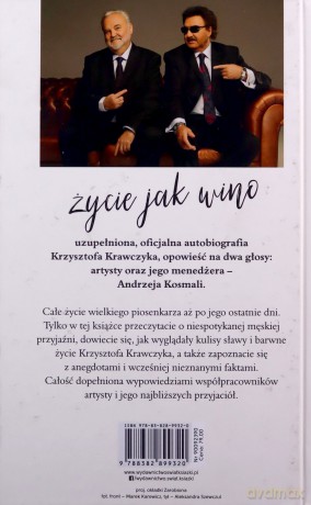 Krzysztof Krawczyk życie jak wino - Krzysztof Krawczyk, Andrzej Kosmala [KSIĄŻKA]