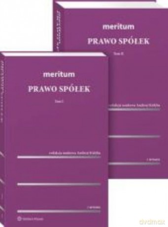 Meritum Prawo spółek (Tom 1-2) [KSIĄŻKA]