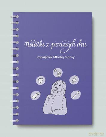 Notatki z Pierwszych Dni Pamiętnik Młodej Mamy - Dorota Kopeć [KSIĄŻKA]