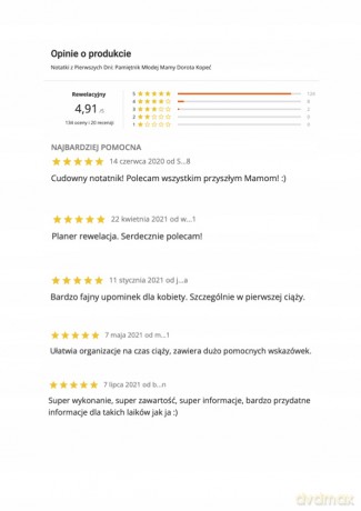 Notatki z Pierwszych Dni Pamiętnik Młodej Mamy - Dorota Kopeć [KSIĄŻKA]