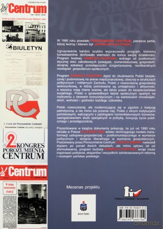 Nowe Państwo. Porozumienie Centrum w dokumentach (1990-2001) - Adam Chmielecki [KSIĄŻKA]