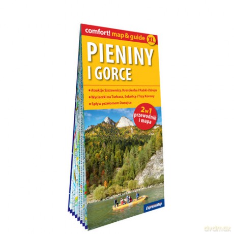 Pieniny i Gorce laminowany map&guide 2w1: przewodnik i mapa - Malwina Flaczyńska, Artur Flaczyński