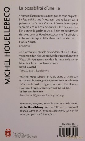 Possibilite d'une ile - Michel Houellebecq [KSIĄŻKA]