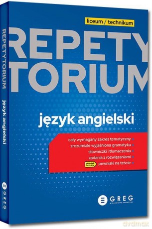 Repetytorium liceum technikum język angielski 2023 [KSIĄŻKA]