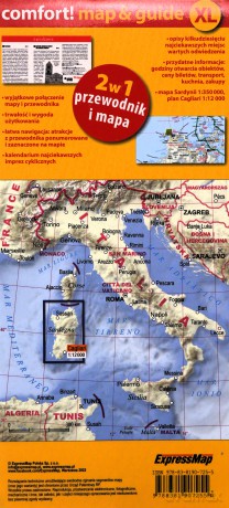 Sardynia laminowany map&guide 2w1: przewodnik i mapa - Agnieszka Fundowicz-Skrzyńska