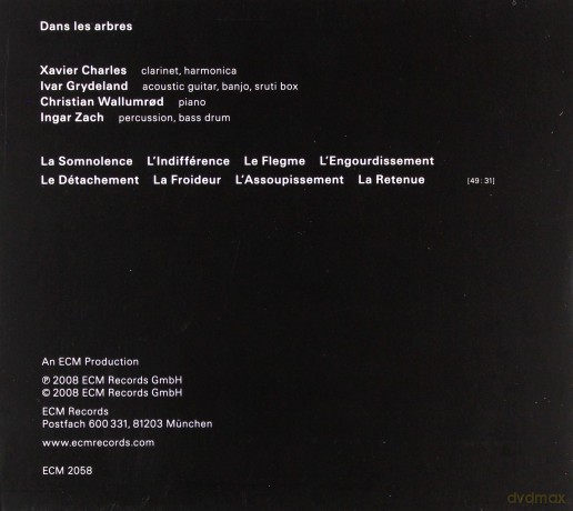 Charles /Grydeland /Wallumrod /Zach: Dans Les Arbres [CD]
