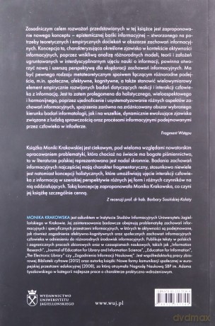 Zachowania informacyjne człowieka w kontekście - Monika Krakowska [KSIĄŻKA]