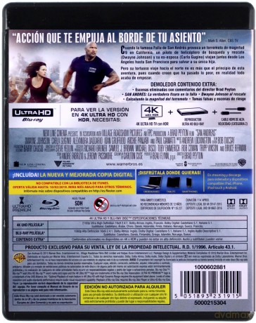 San Andreas [Blu-Ray 4K]+[Blu-Ray]