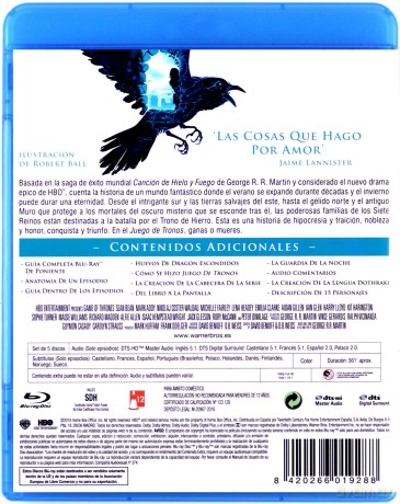 Gra o tron Sezon 1 [5xBlu-Ray]