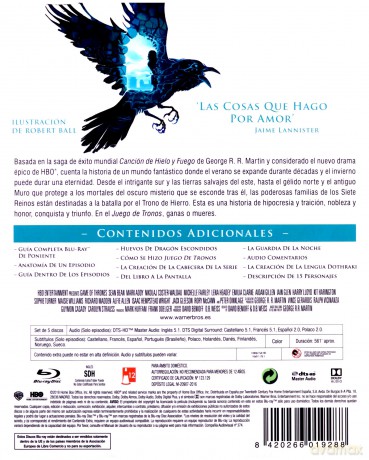 Gra o tron Sezon 1 [5xBlu-Ray]