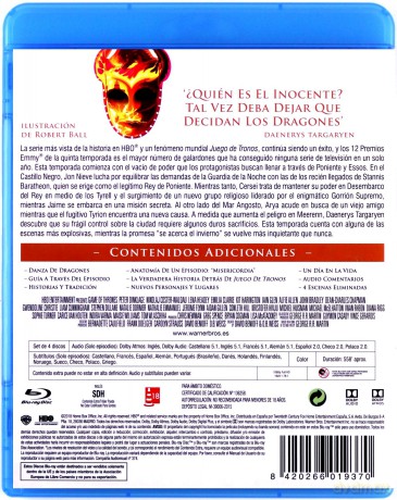 Gra o Tron Sezon 5 [4xBlu-Ray]