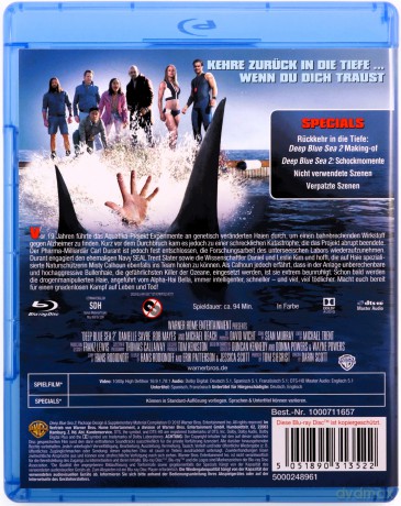 Deep Blue Sea 2 (Piekielna głębia 2) [Blu-Ray]