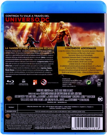 Justice League: Throne of Atlantis (Liga Sprawiedliwości: Tron Atlantydy) [Blu-Ray]