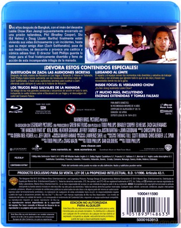 The Hangover Part III (Kac Vegas 3) [Blu-Ray]