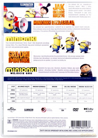 Minionki 1-5 Pakiet [5DVD]
