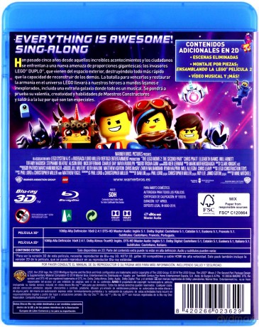 The Lego Movie 2: The Second Part (Lego: Przygoda 2) [Blu-Ray]