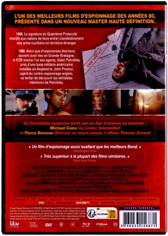 The Fourth Protocol (Czwarty protokół) [Blu-Ray]+[DVD]