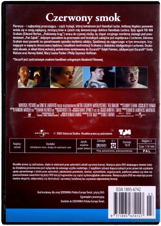 Czerwony Smok (Filmoteka Dziennika) [DVD]