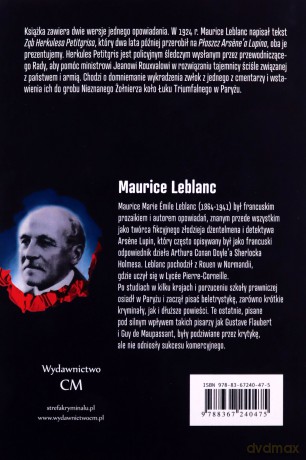 Arsene Lupin - Płaszcz Arsene'a Lupina, Ząb Herkulesa Petitgrisa - Mauirce Leblanc [KSIĄŻKA]