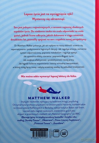 Dlaczego śpimy - Matthew dr Walker [KSIĄŻKA]