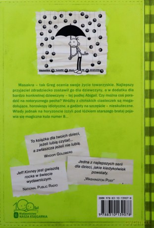 Dziennik cwaniaczka. Zezowate szczęście - Jeff Kinney [KSIĄŻKA]